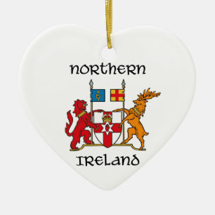 Ornement En Céramique L'Irlande du Nord - manteau des