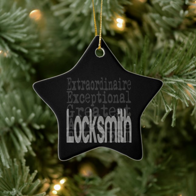 Ornement En Céramique Locksmith (Arbre)