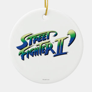 Ornement En Céramique Logo de Street Fighter II