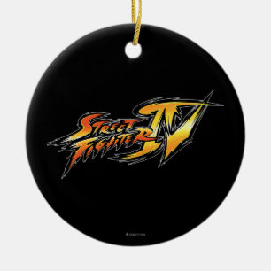 Ornement En Céramique Logo de Street Fighter IV