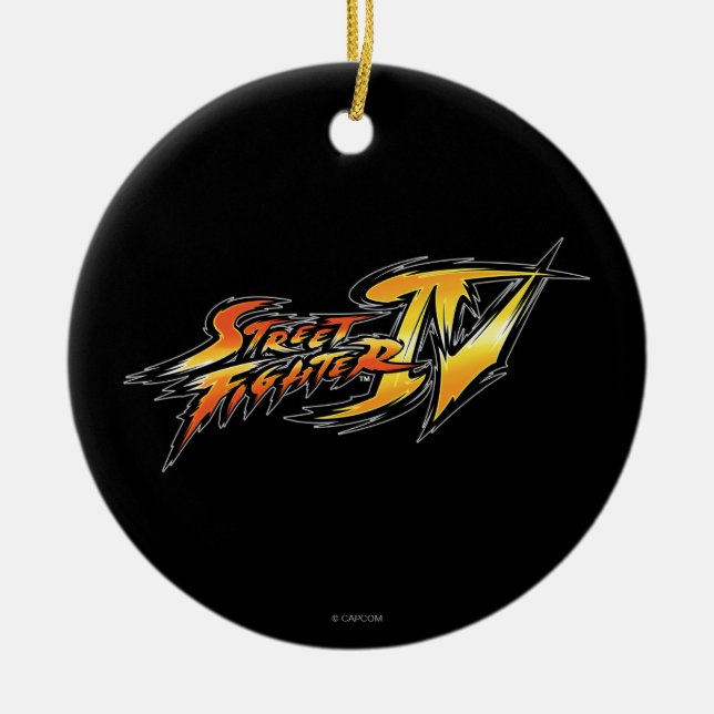 Ornement En Céramique Logo de Street Fighter IV (Devant)