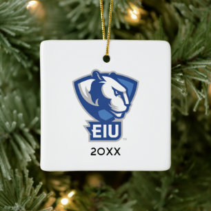 Ornement En Céramique Logo Eastern Illinois University Panthers