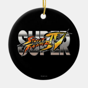 Ornement En Céramique Logo superbe de Street Fighter IV