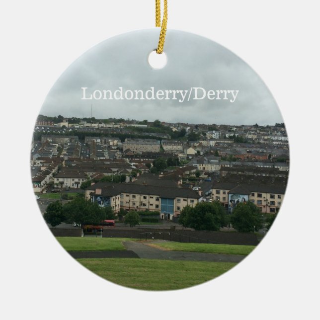 Ornement en céramique Londonderry (Devant)