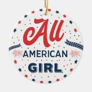 Ornement En Céramique L'Ornament American Girl Badge