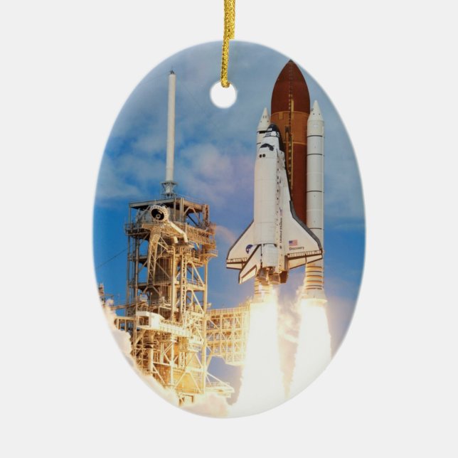 Ornement En Céramique L'ornement de découverte de navette spatiale (Devant)