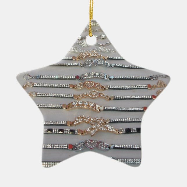 Ornement En Céramique Lovely Diamind Jewelry coeur design collection d'a (Devant)