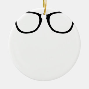 Ornement En Céramique Lunettes de vue