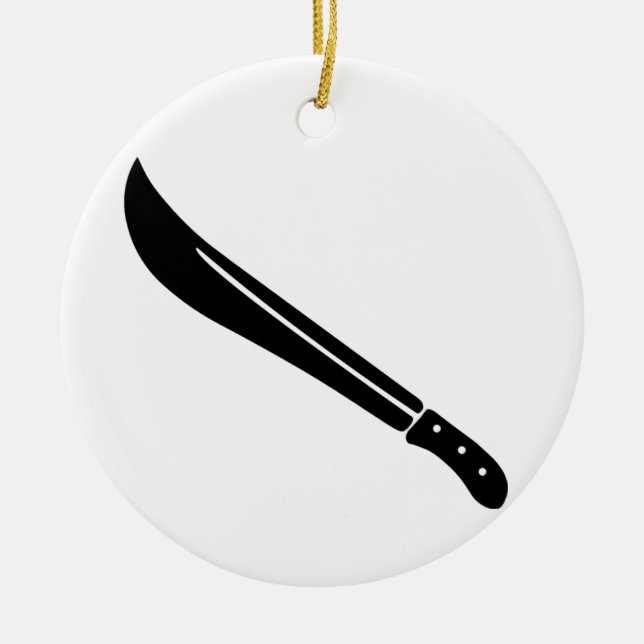 Ornement En Céramique Machette (Devant)