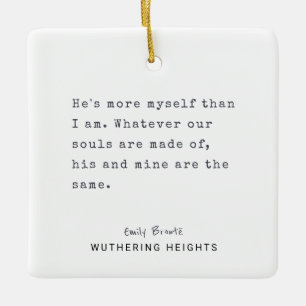 Ornement En Céramique Machine à écrire de Noël minimale Texte personna