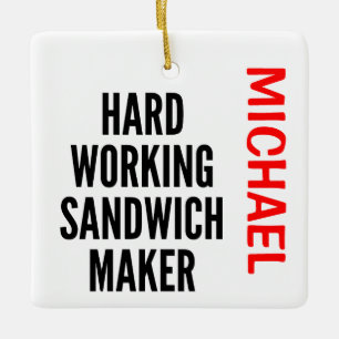Ornement En Céramique Machine à sandwich à travail difficile sur mesure