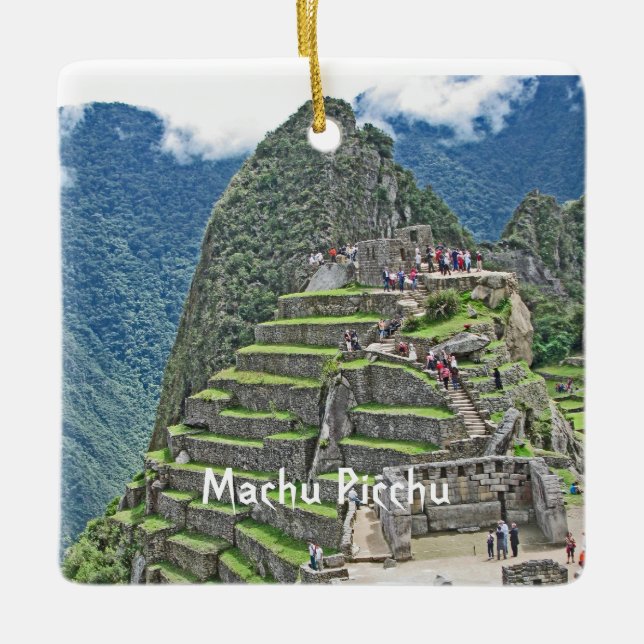 Ornement En Céramique Machu Picchu - trésor du Pérou (Devant)