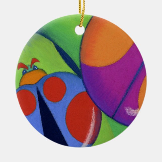 Ornement En Céramique Madame Bugs (Devant)