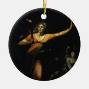 Ornement En Céramique Madame Macbeth Sleepwalking, 1783 (huile sur la