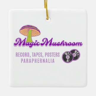 Ornement En Céramique Magic Mushroom Music Store La Mirada Vintage