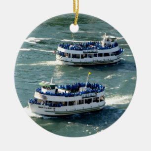 Ornement En Céramique Maid of the Mist Boat: Niagara Falls (ornament)