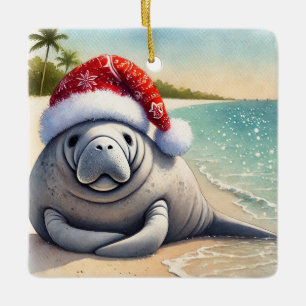 Ornement En Céramique Manat personnalisé à Noël