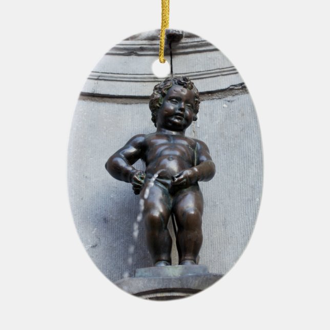 Ornement En Céramique Mannekin Pis (Devant)