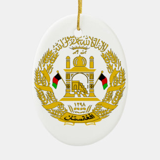 Ornement En Céramique Manteau de l'Afghanistan des bras