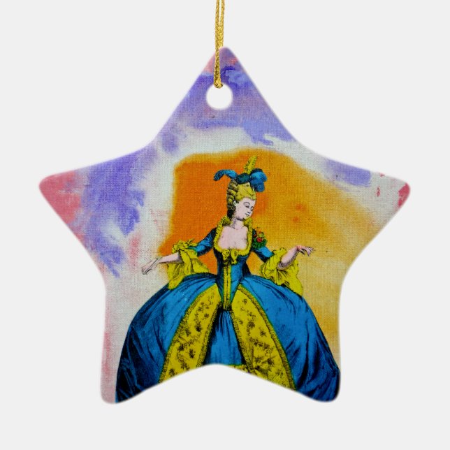 Ornement En Céramique Marie Antoinette par Michael Moffa (Devant)