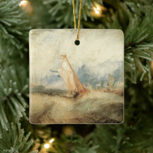 Ornement En Céramique Marine vintage Seascape par Joseph Turner