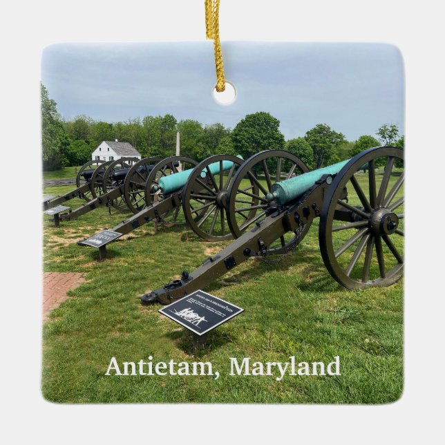 Ornement En Céramique Maryland d'Antietam (Devant)