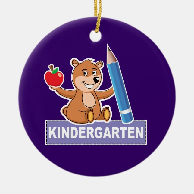 Ornement En Céramique Maternelle (Devant)
