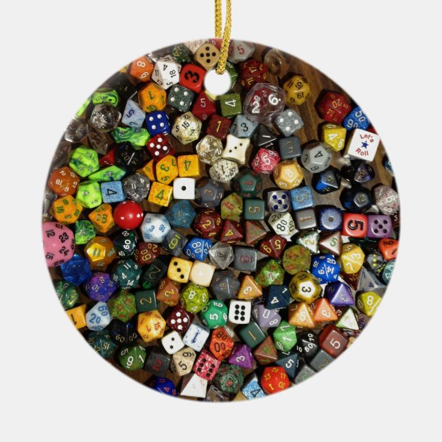 Ornement En Céramique Matrices de jeu de RPG (Devant)