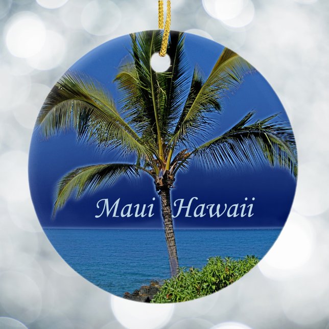 Ornement En Céramique Maui Hawaii Ornament (Créateur téléchargé)