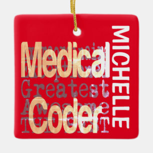 Ornement En Céramique Médicale Coder Extraordinaire PERSONNALISÉ