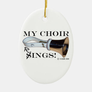 Ornement En Céramique Mes anneaux de choeur