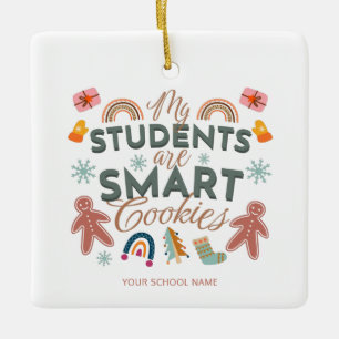 Ornement En Céramique Mes étudiants sont des cookies intelligents Enseig