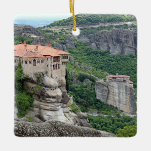 Ornement En Céramique Meteora Monastery 2