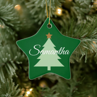 Ornement En Céramique Minimalist Christmas ornament 