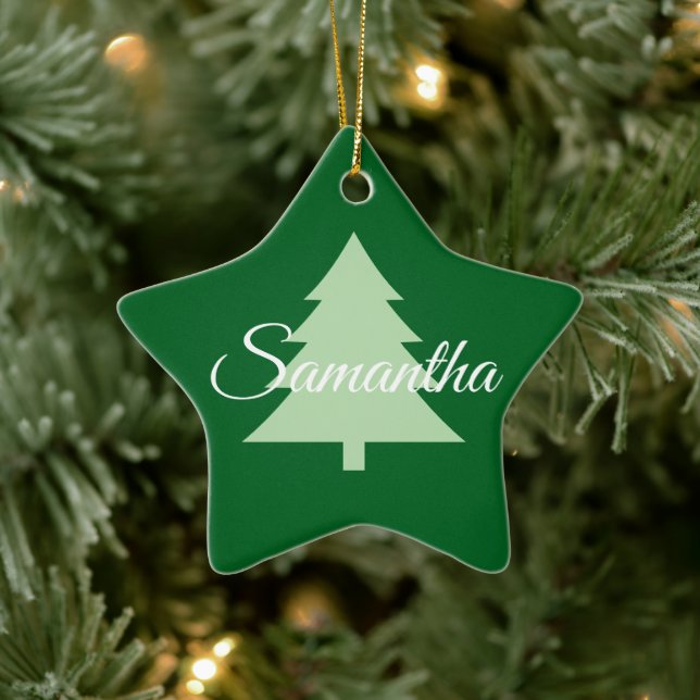 Ornement En Céramique Minimalist Christmas ornament  (Arbre)