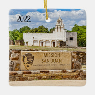 Ornement En Céramique Mission San Juan 2,