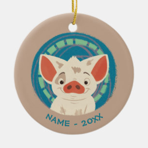 Ornement En Céramique Moana Pua Le Cochon