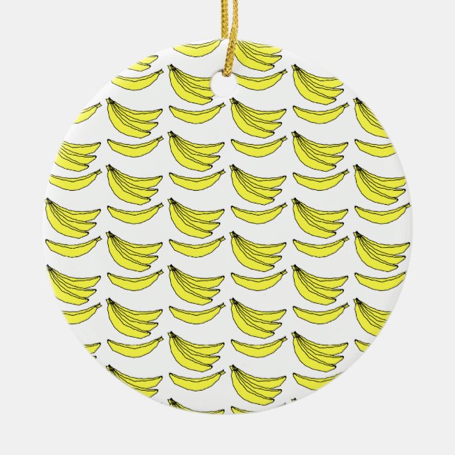 Ornement En Céramique Modèle de banane (Devant)