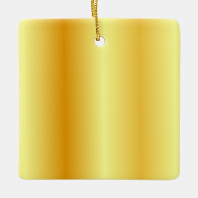 Ornement En Céramique Modèle Faux Or Métallurgique Look Blanc Personnali (Devant)