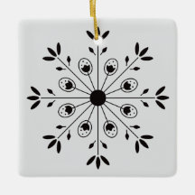 Moderne Élégant Noël Flocon de Neige 