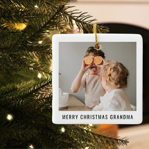 Ornement En Céramique Moderne Meilleure grand-mère Jamais beauté cadeau