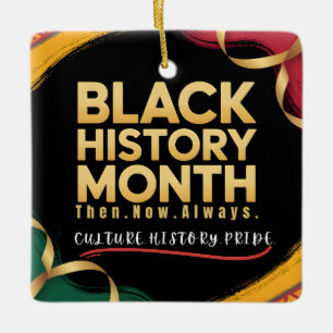 Ornement En Céramique " Mois de l'histoire des Noirs Culture Histoire Fi