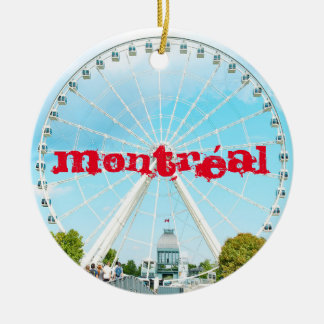 Ornement en céramique Montréal Grande Roue