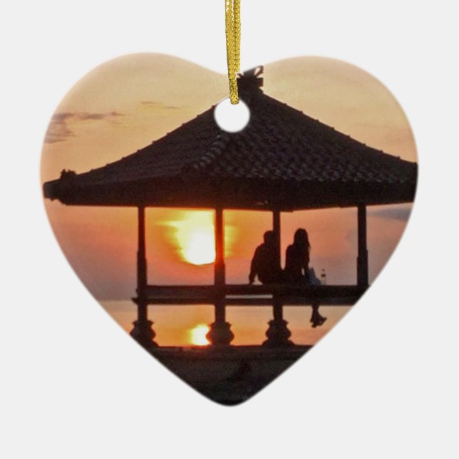 Ornement En Céramique Moring en île de Bali (Devant)