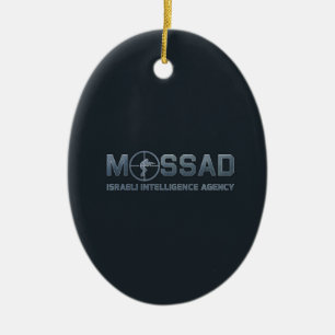 Ornement En Céramique Mossad - Agence de Renseignement Israélienne - Éte