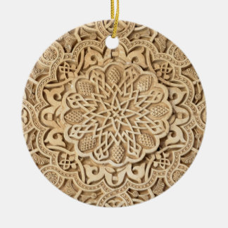 Ornement En Céramique motif de l'Alhambra