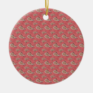 Ornement En Céramique Motif de Paisley de pétale de digitale