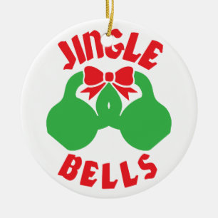 Ornement En Céramique Motivation de l'entraînement de Noël Jingle "Kettl