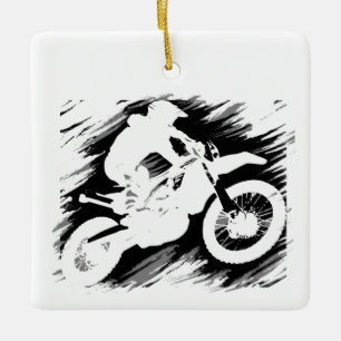 Ornement En Céramique Motocross Quote Sport Motorcycle Racing