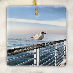 Ornement En Céramique Mouette à Hermosa Beach